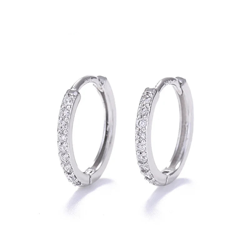 100% Real 925 Sterling Silver Earrings