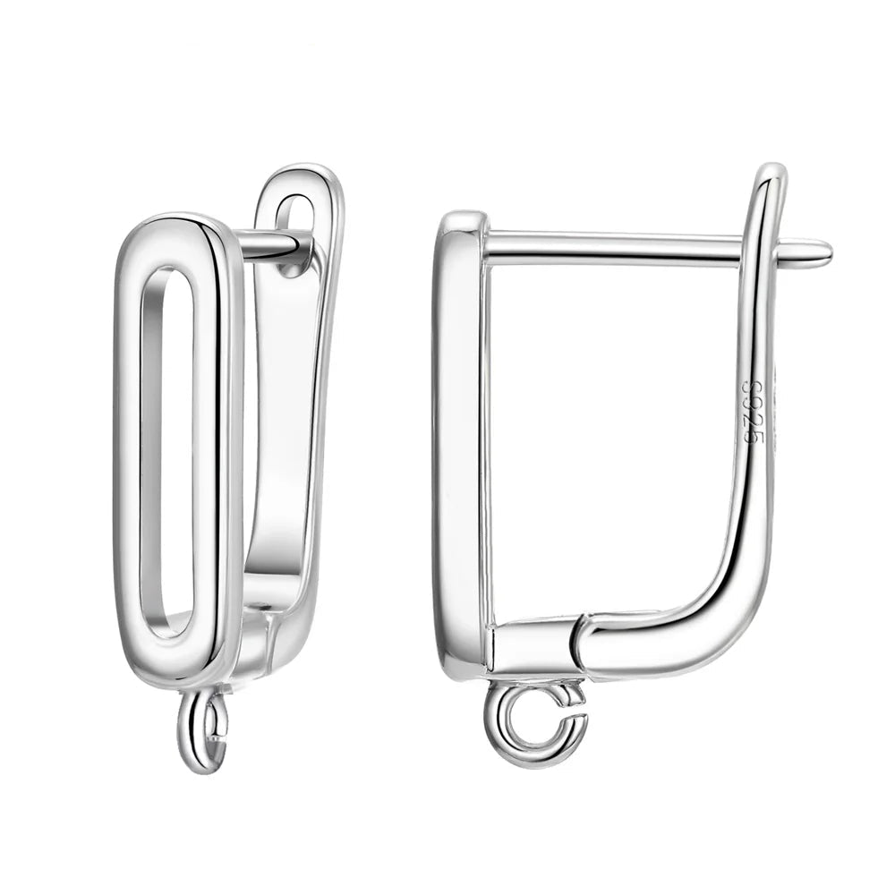Real 100% S925 Sterling Silver Findings Earrings