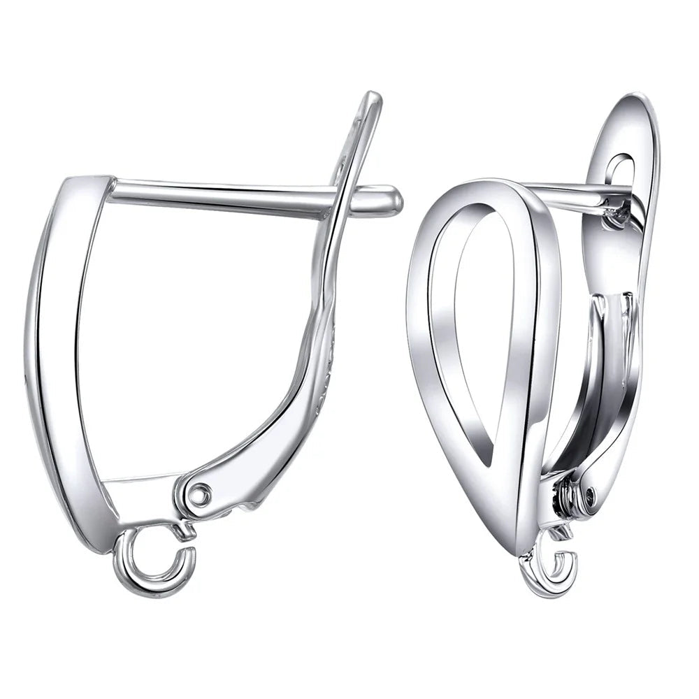 Real 100% S925 Sterling Silver Findings Earrings