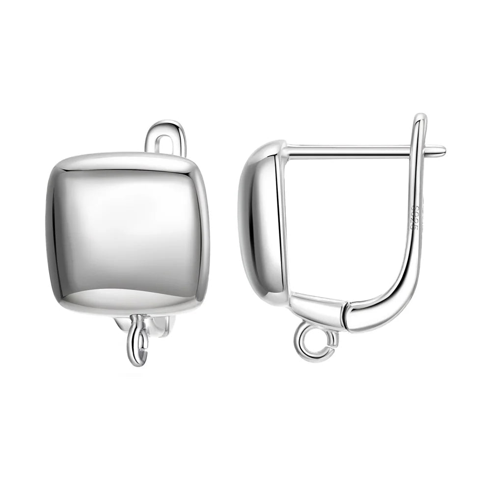 Real 100% S925 Sterling Silver Findings Earrings