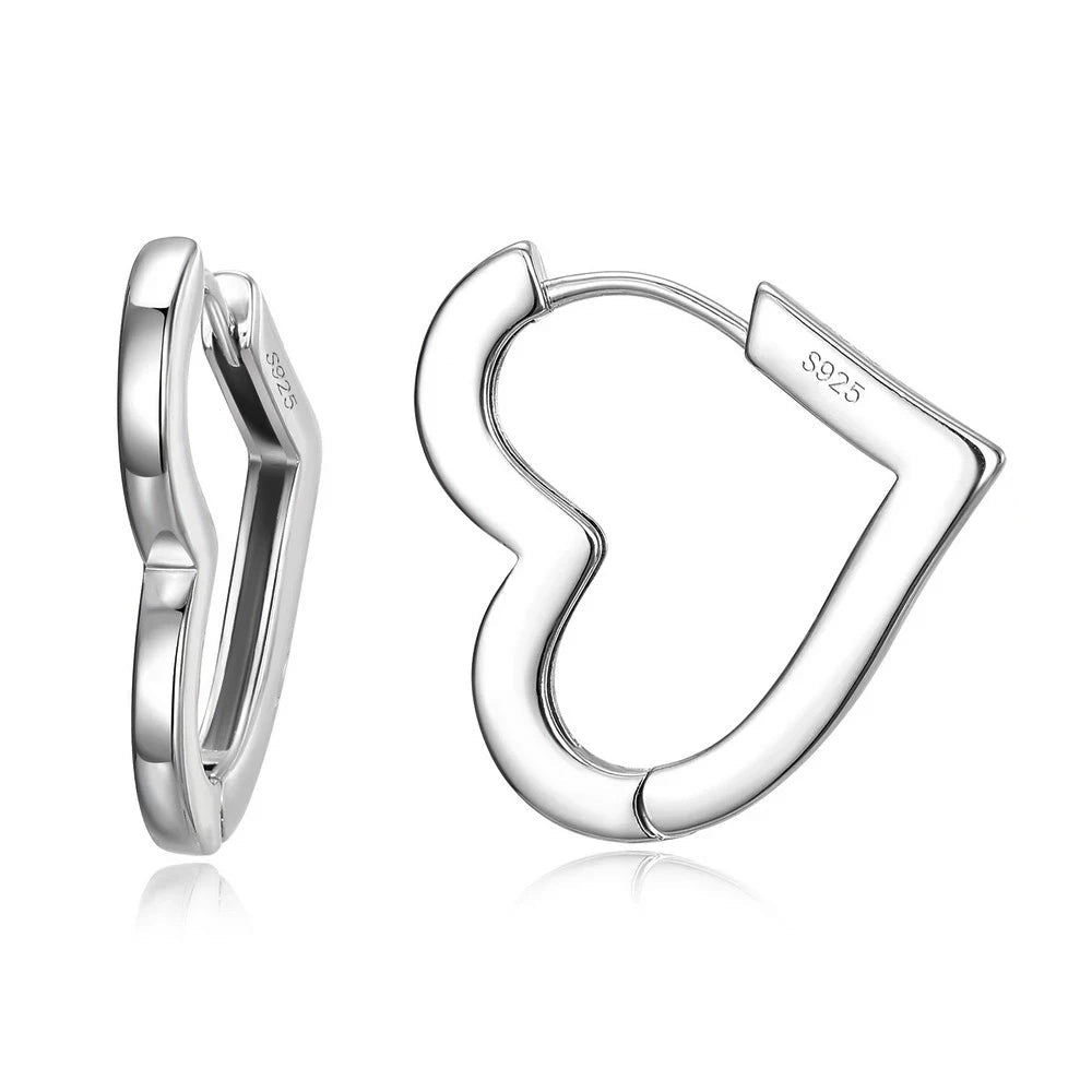 100% Real 925 Sterling Silver Earrings